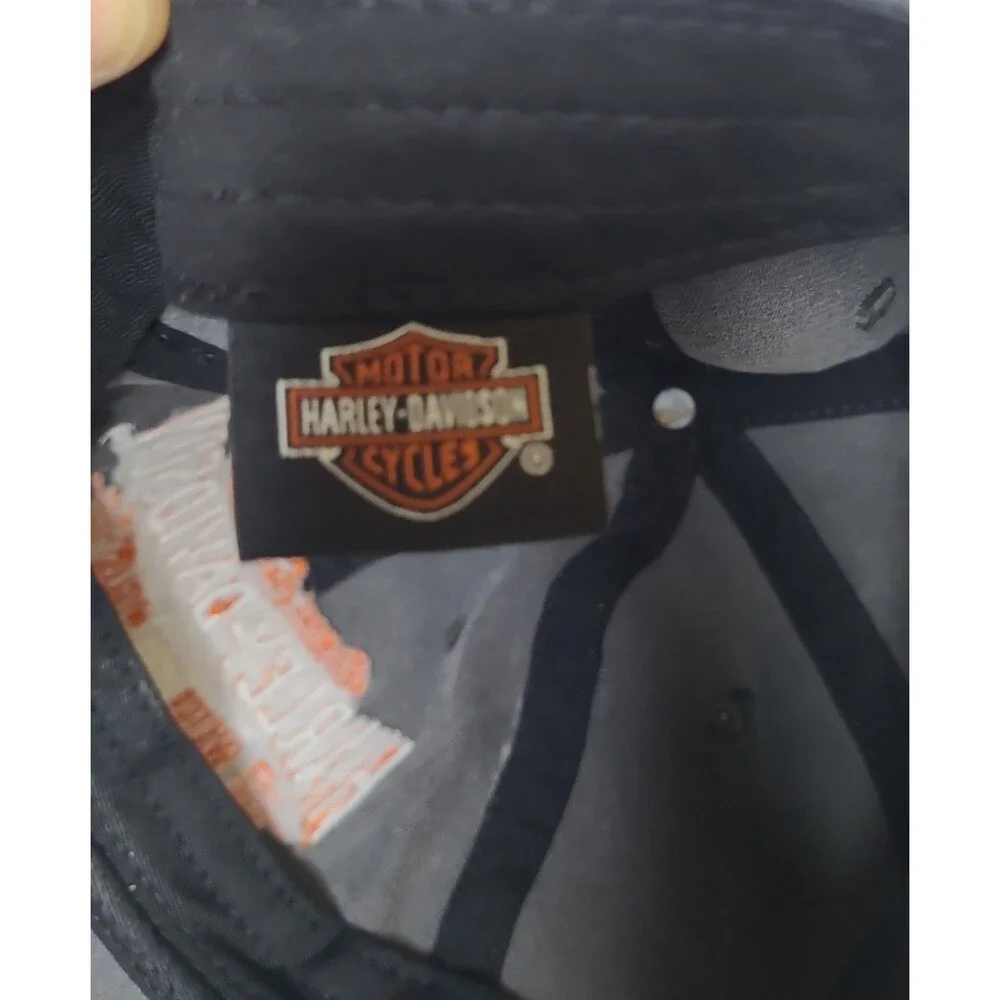 Vtg Harley Davidson Wisconsin adjustable Strapback hat